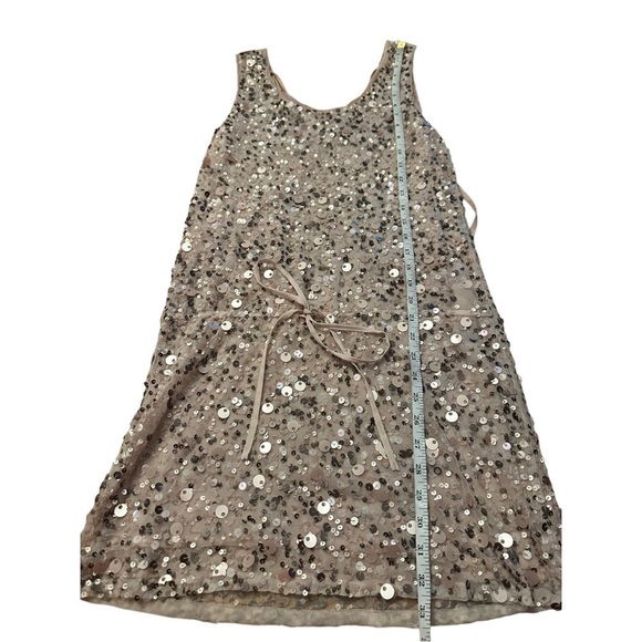 GOLD HAWK BALLET SEQUIN VINTAGE DRESS XS p - Picture 3 of 6